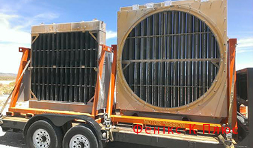 Cooling radiators for excavators