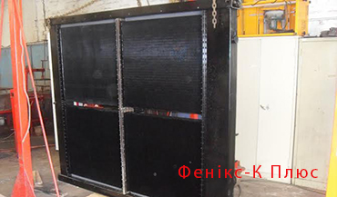 Radiators cooling for mobile cranes
